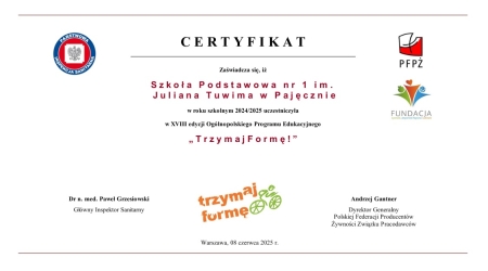 TRZYMAJ FORMĘ
