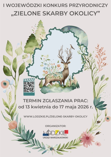 Zaproszenie do udziału w I Wojewódzkim Konkursie Przyrodniczym „Zielone Skarby Okolicy”